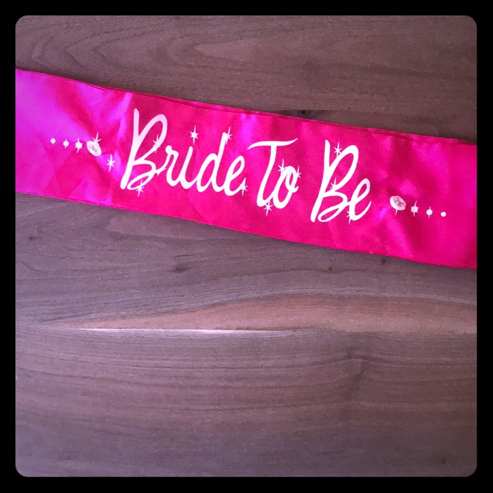 Bride to be light up sash